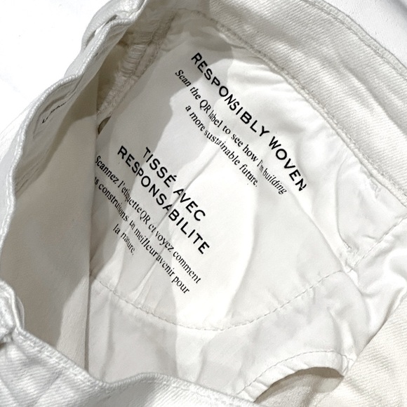 👖🤍 FRAME Le Sylvie Slender Straight Jeans | Off-White Ecru | Sz 29 #preppyvibes - Picture 7 of 8